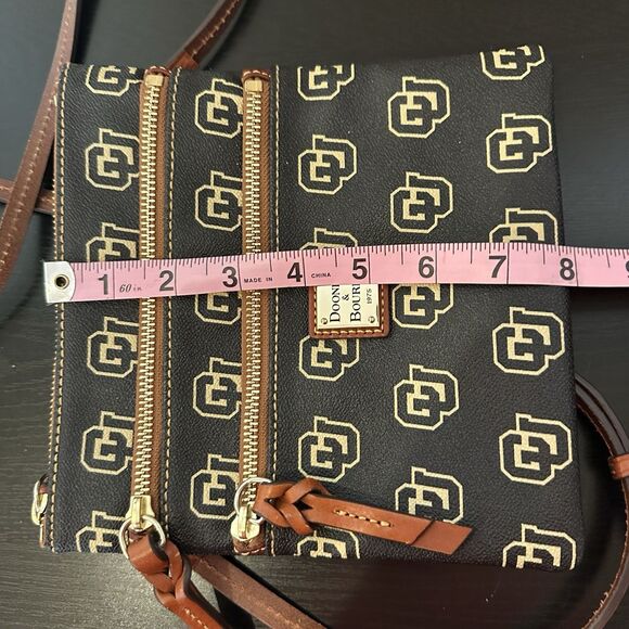 Dooney And Bourke University Of Colorado Crossbody Purse Multi Pocket Buffaloes - Picture 8 of 8